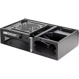 SST-ML06B carcasa de ordenador Negro, Caja HTPC