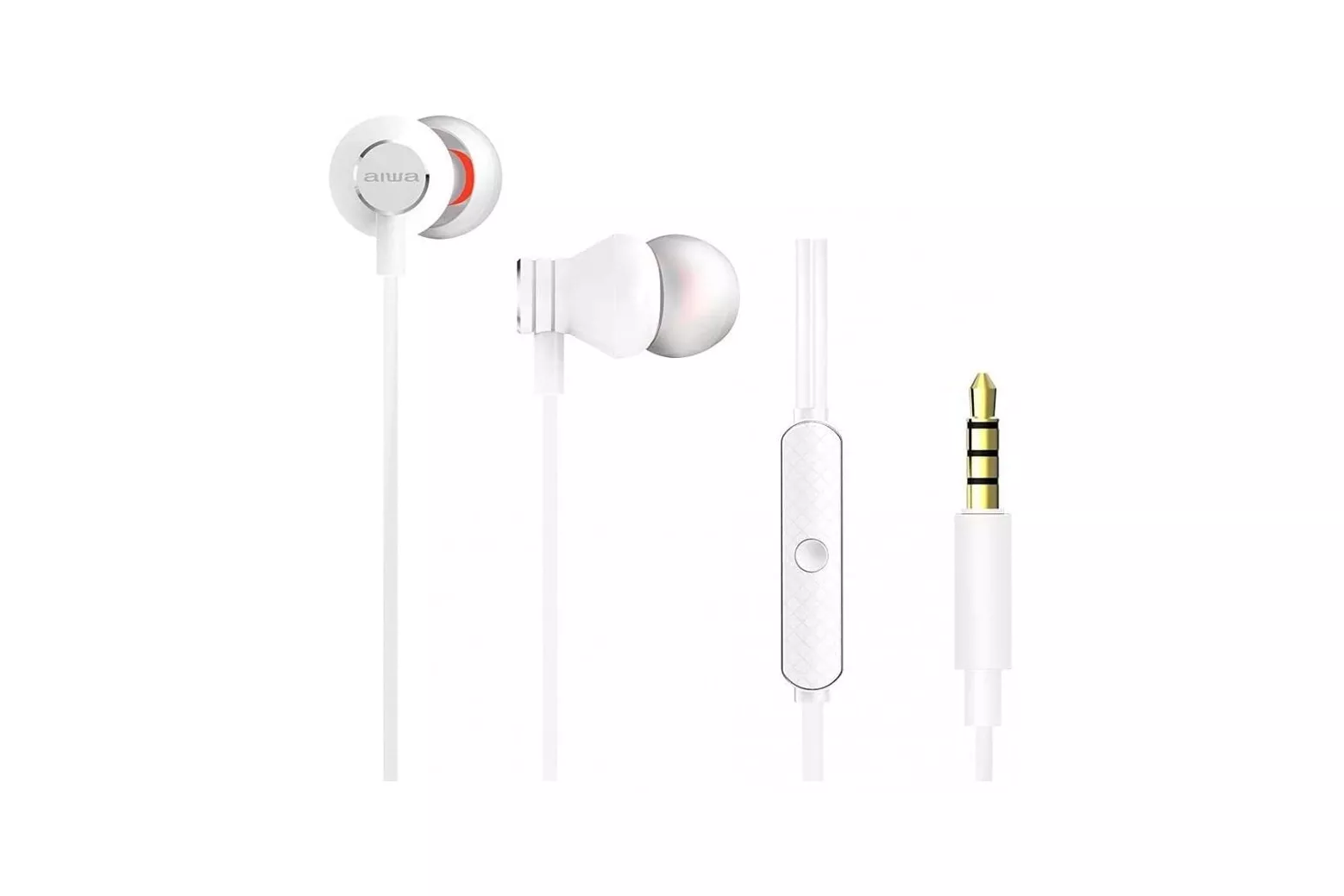 Aiwa ESTM-50 Auriculares con Micrófono Blancos