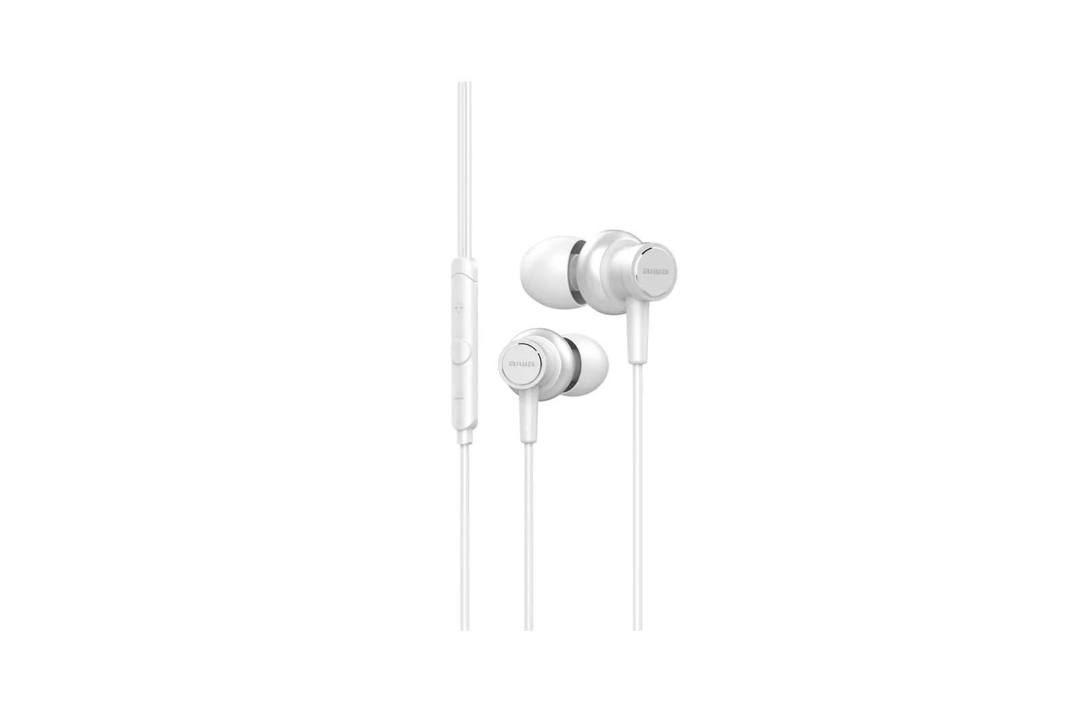 Aiwa ESTM-500BK Auriculares Intrauditivos Blancos