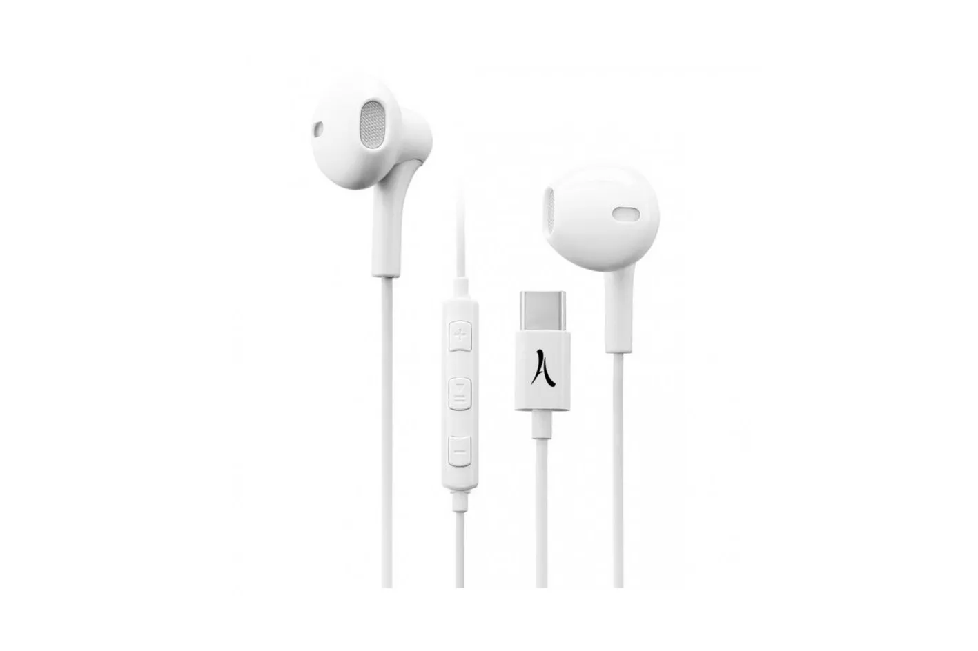 Akashi Kit Pieton St Auriculares USB-C Blanco