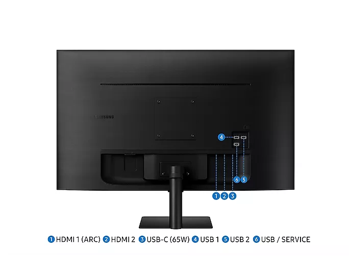 Samsung - Monitor PC 68,5 cm (27') Samsung Smart Monitor M5, 60 Hz, con Smart TV Apps
