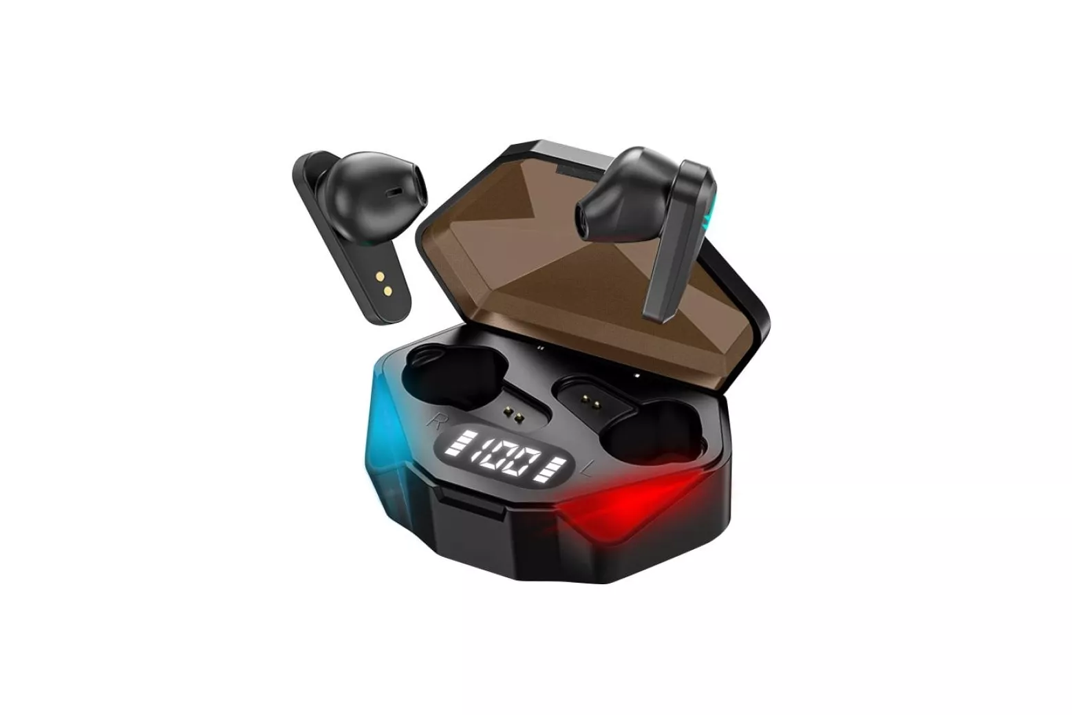 Avizar Auriculares Inalámbricos Gaming RGB Negros