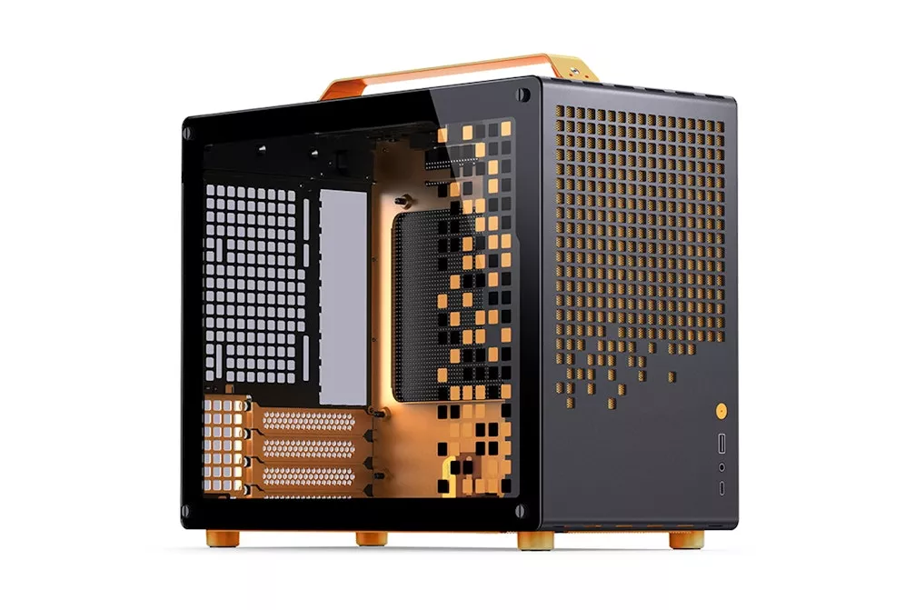 Caja Micro-ATX Jonsbo Z20 Negro/Naranja