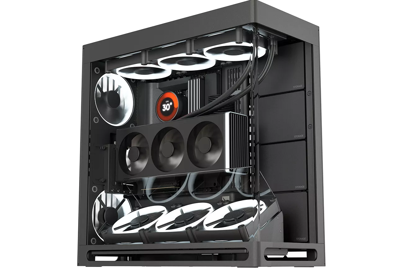 Caja ATX HAVN HS 420 VGPU Negro