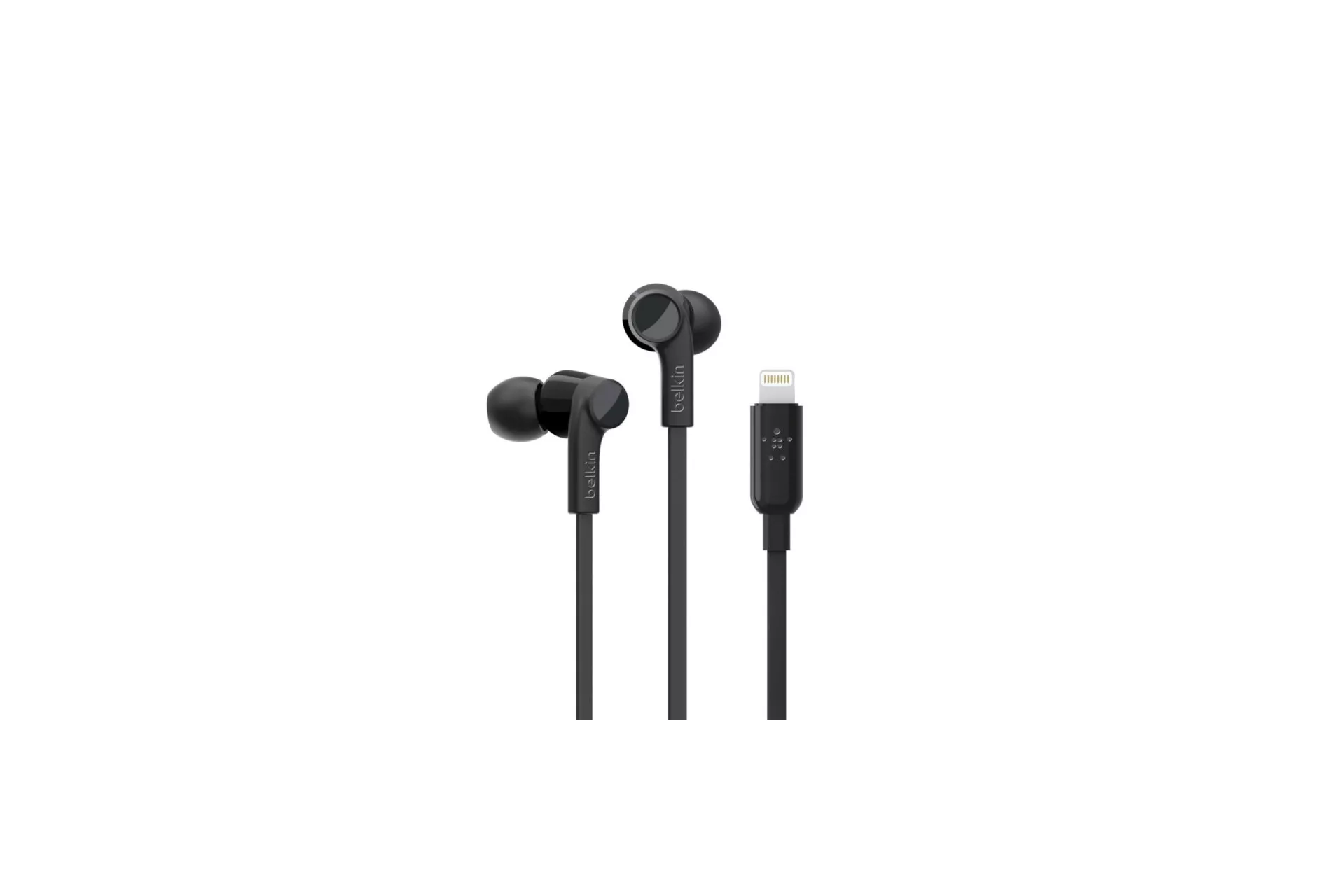 Belkin Rockstar Auriculares Lightning Negros