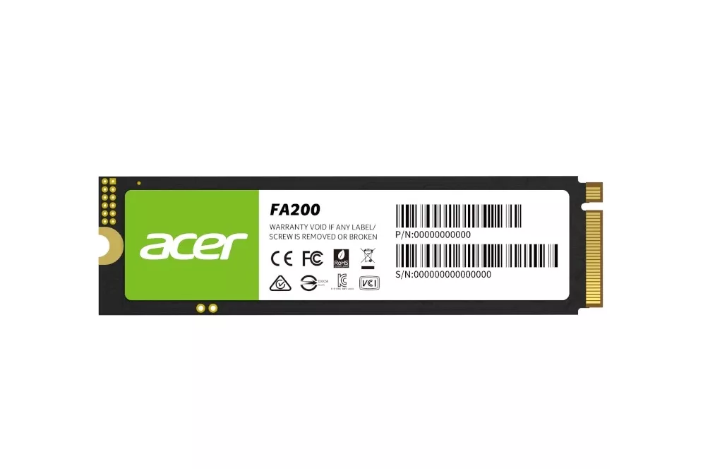 Disco Duro M.2 Acer FA200 1TB PCIe Gen4 x4 NVMe SSD