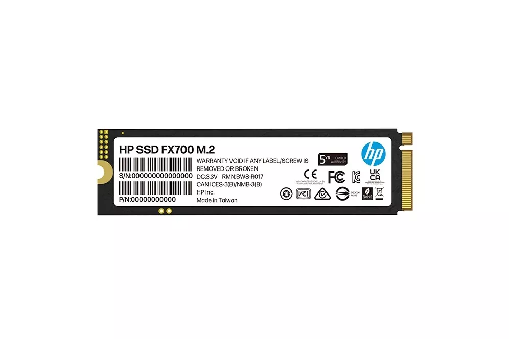 Disco Duro M.2 HP FX700 2TB PCIe Gen4 x4 NVMe SSD