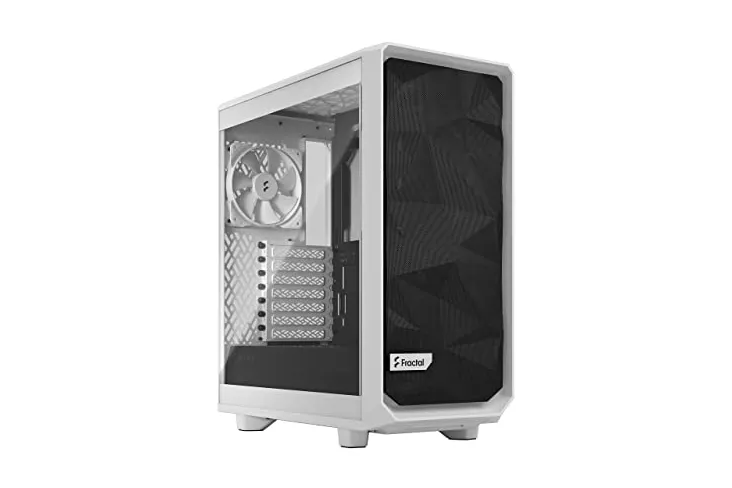 Torre ATX Fractal Design Meshify 2 Compact Lite White TG Clear