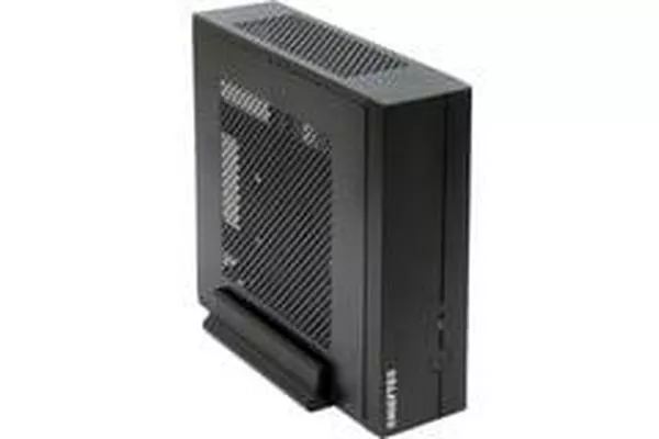 IX-01B-OP carcasa de ordenador Small Form Factor (SFF) Negro, Caja de sobremesa