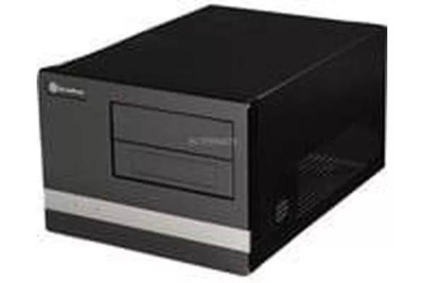 SG02-F carcasa de ordenador Small Form Factor (SFF) Negro, Caja HTPC