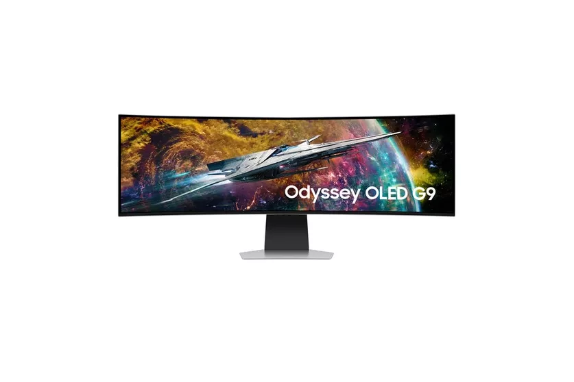 Samsung - Monitor PC Gaming curvo 49' (124,5 cm) Samsung Odyssey Oled Neo G9 Smart, 240 Hz, Smart TV Apps (Reacondicionado a estrenar).