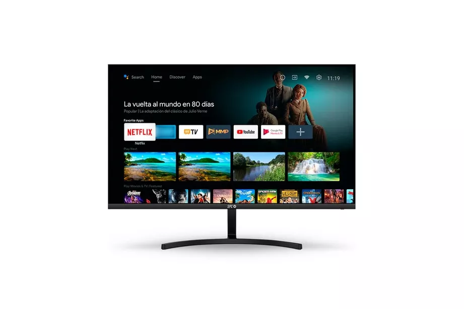 SPC - Monitor PC 60,4 cm (23,8') SPC Smart Monitor, 60 Hz, Android TV (Reacondicionado grado B).