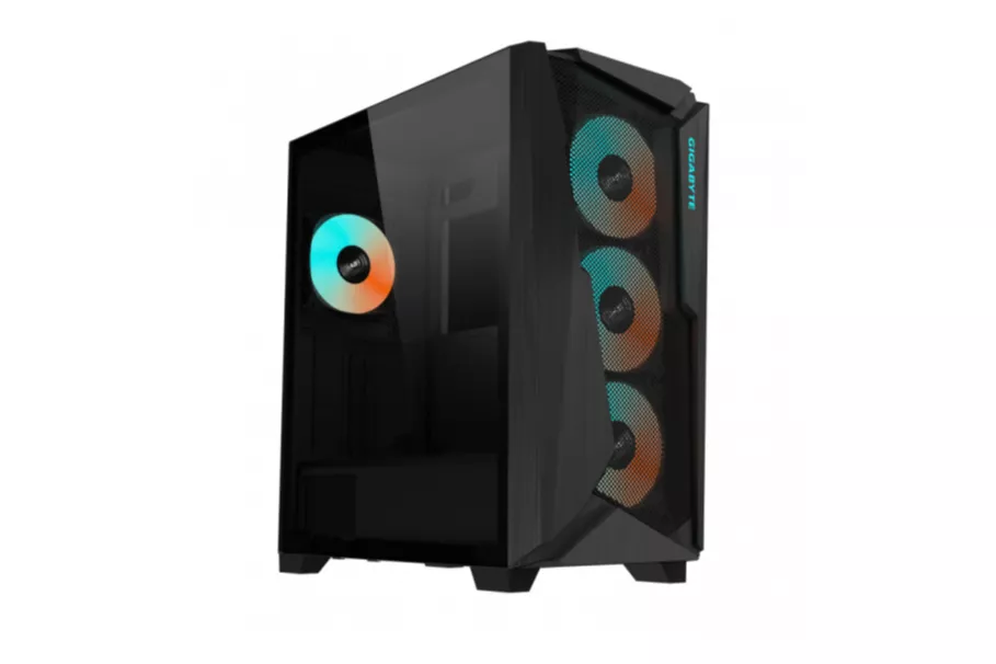 CAJA GAMING GIGABYTE AC301GW ATX 2XUSB3.0 1XUSBC RGB S/F NEGRO