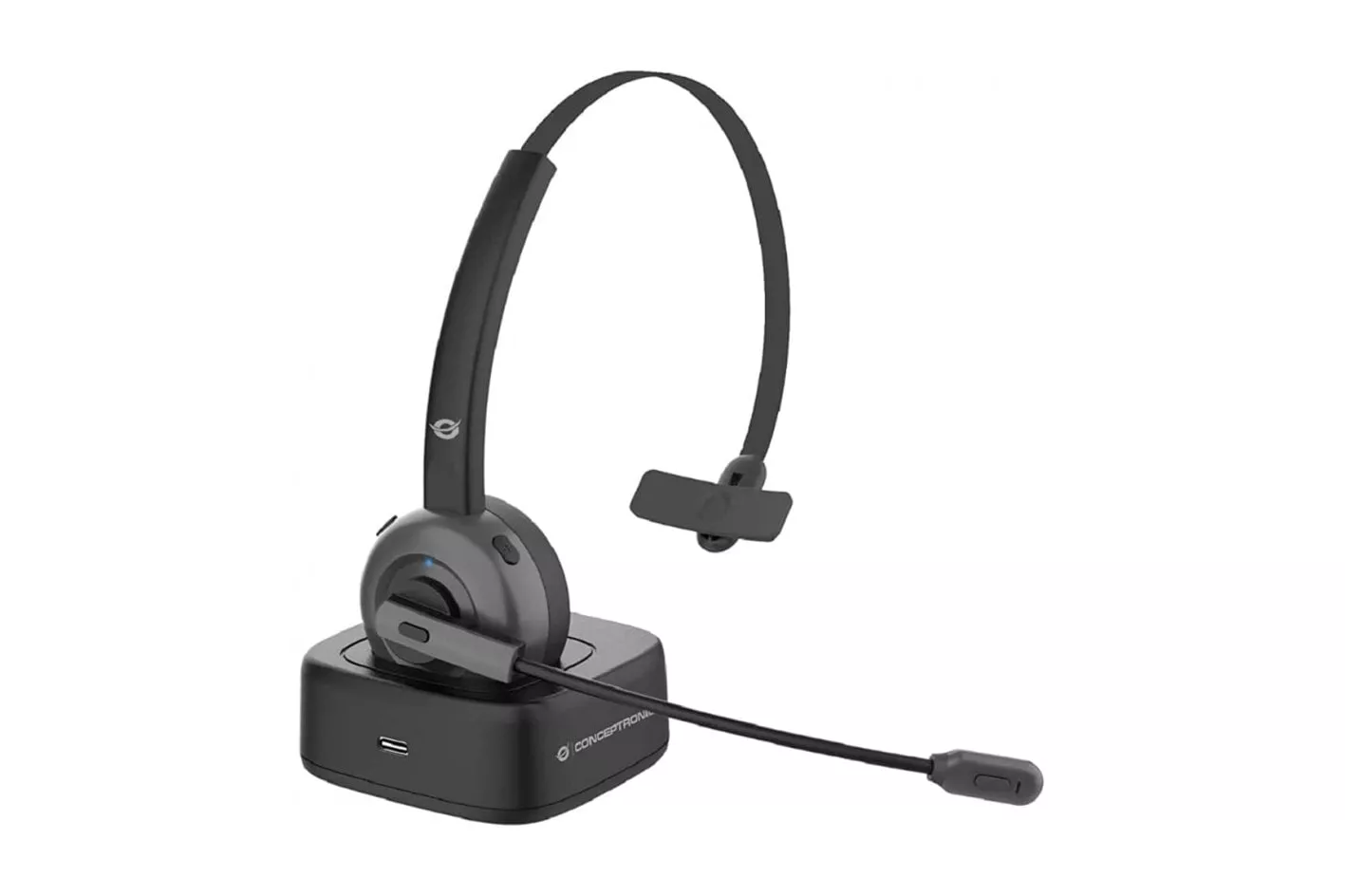 Conceptronic Polona 03BDA Auricular Inalámbrico Bluetooth con Estación de Carga
