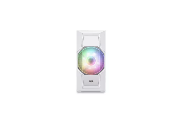 Abysm Gaming Danube Hyron Cristal Templado Blanco ARGB