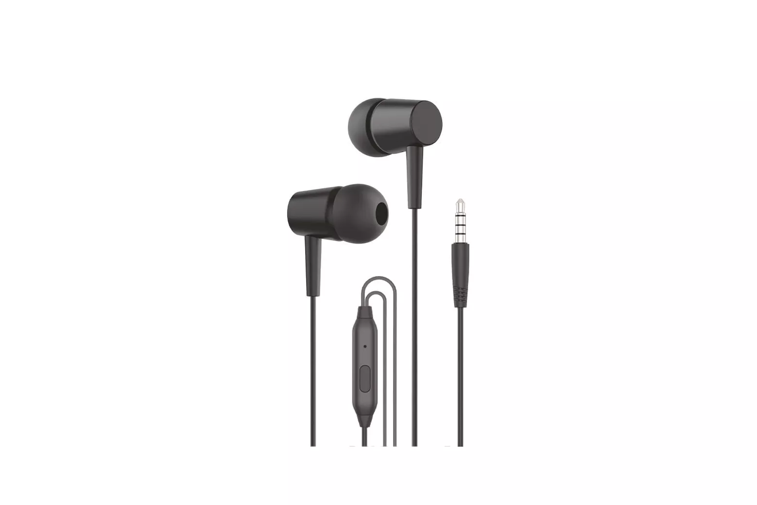 Cool Bear Stereo Auriculares 3,5 mm con Micrófono Negros