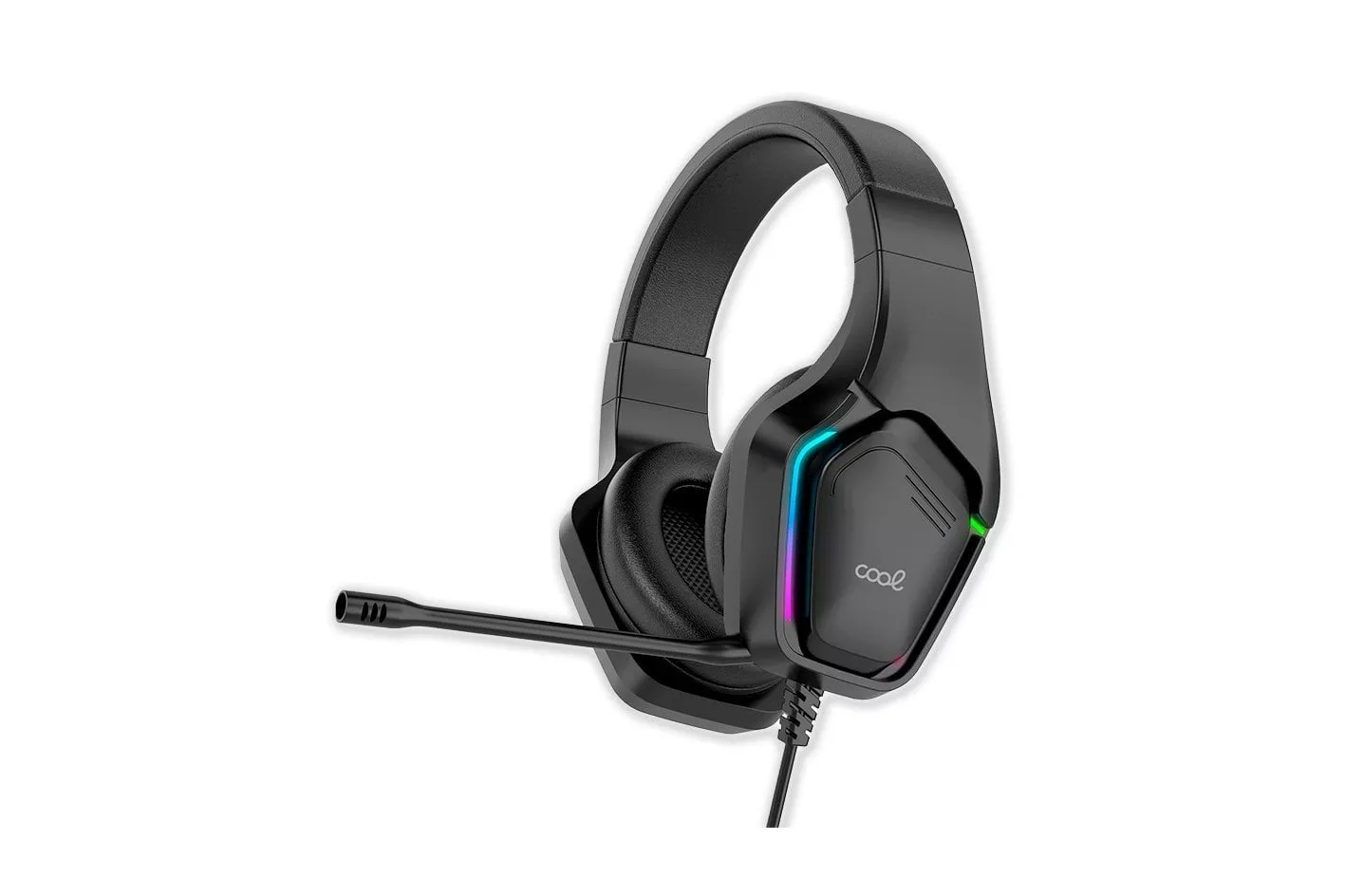 COOL Exodus Auriculares Stereo Gaming Led RGB PC / PS4 / PS5 / Xbox + Adaptador de Audio