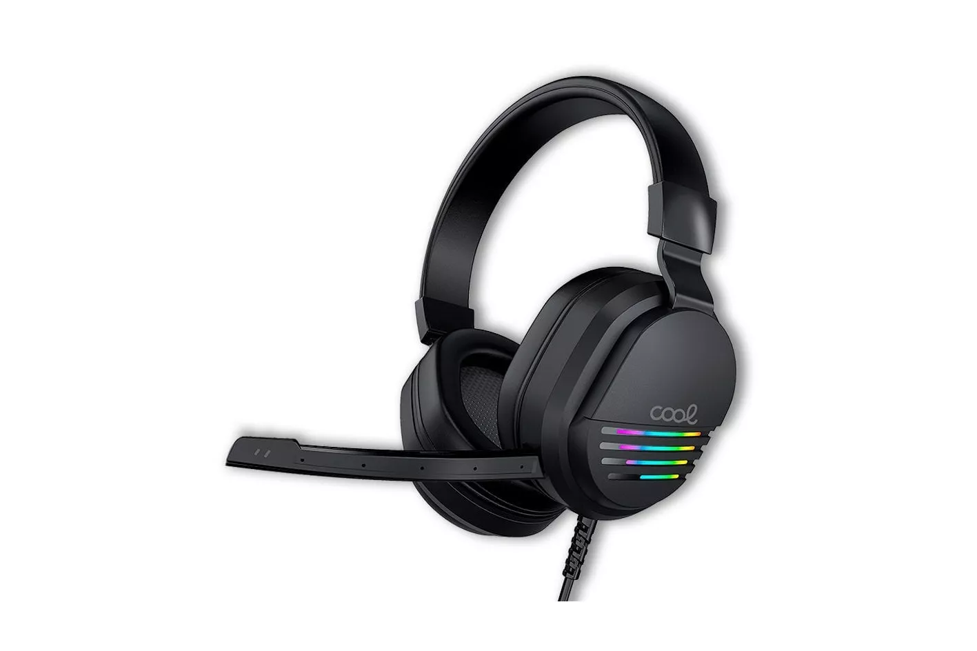 Cool Nitro Auriculares Stereo PC/PS4/PS5/Xbox Gaming Iluminación + Adaptador Audio