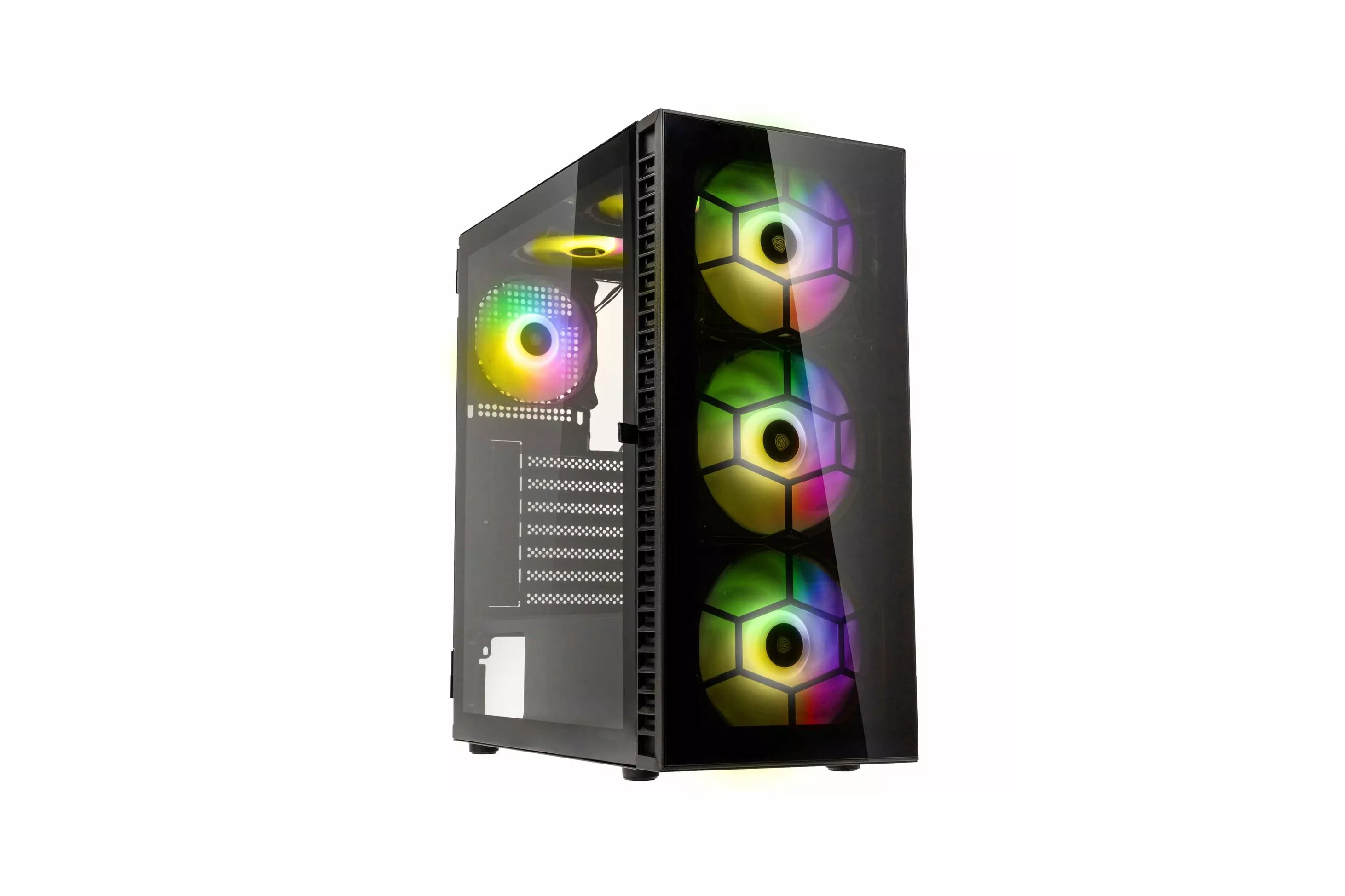 Caja ATX Kolink Observatory HF Plus Glass ARGB Negro