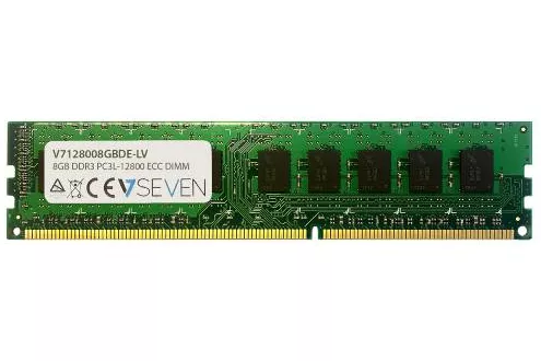 V7 8GB Memoria RAM DDR3 1600MHz CL11 DIMM ECC 1.35V V7128008GBDE-LV