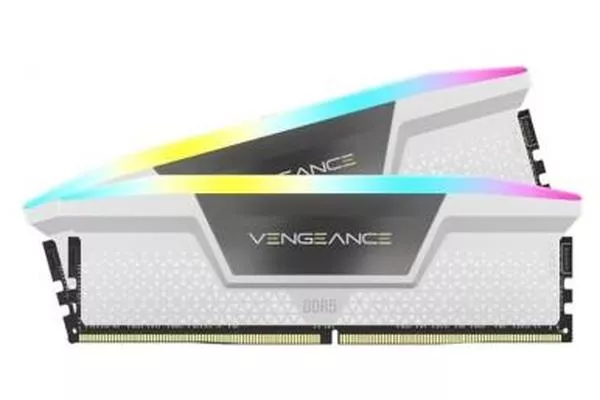Corsair Vengeance RGB 32GB (2x16GB) DDR5 6000MHz CL36 Dual Profile Blanca - Memoria RAM