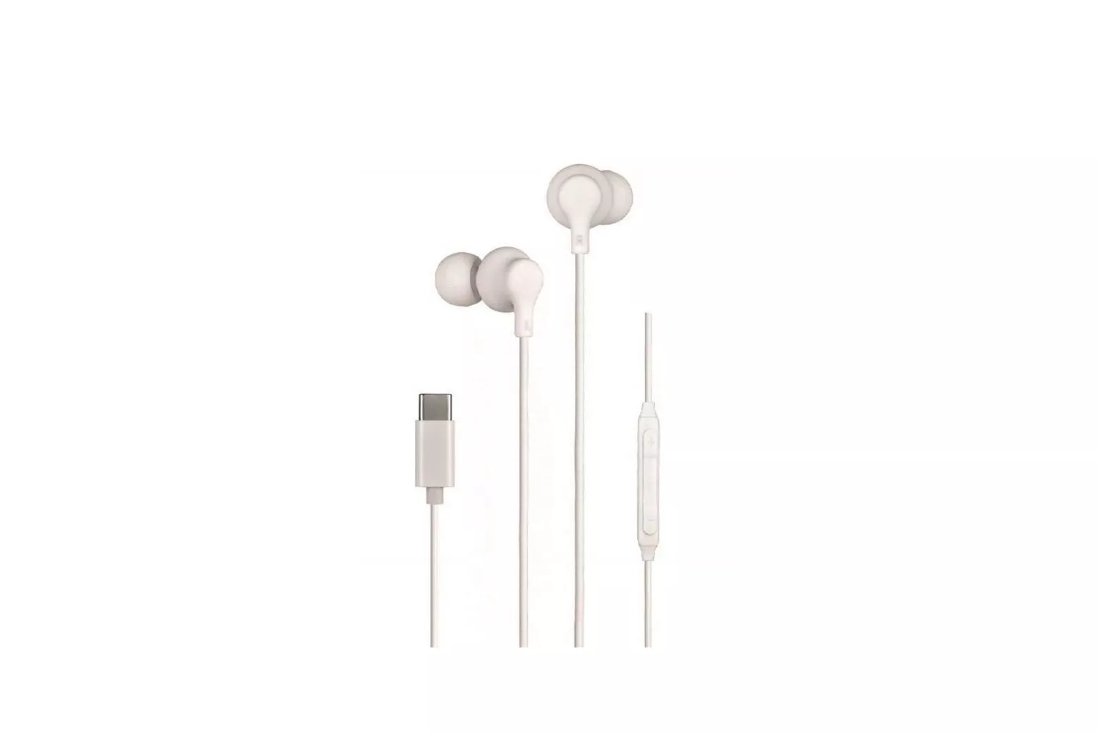 Daewoo DW2016 Auriculares con Micrófono USB-C Blanco