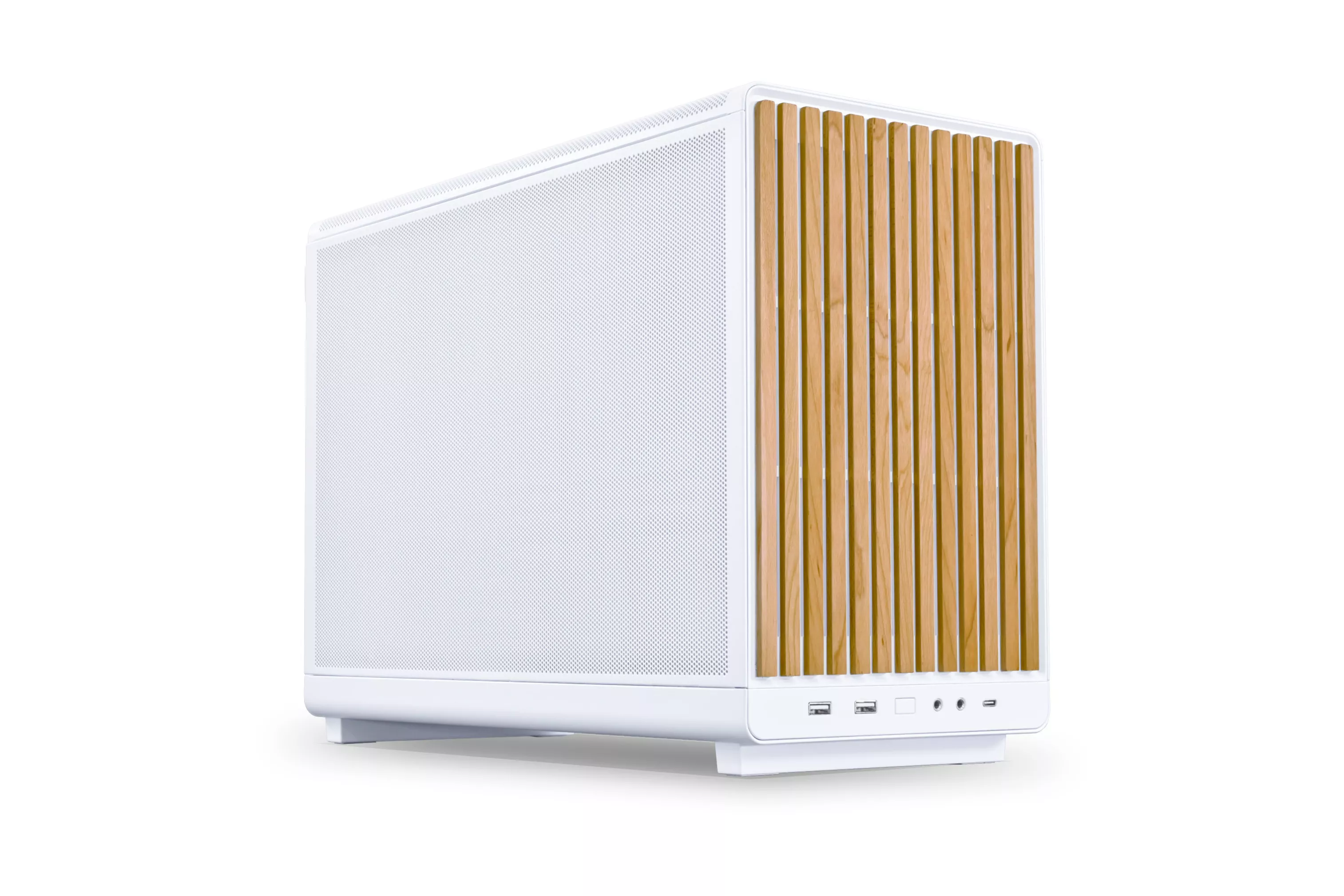 Caja Micro-ATX Lian Li x Dan Cases A3 Blanca Madera