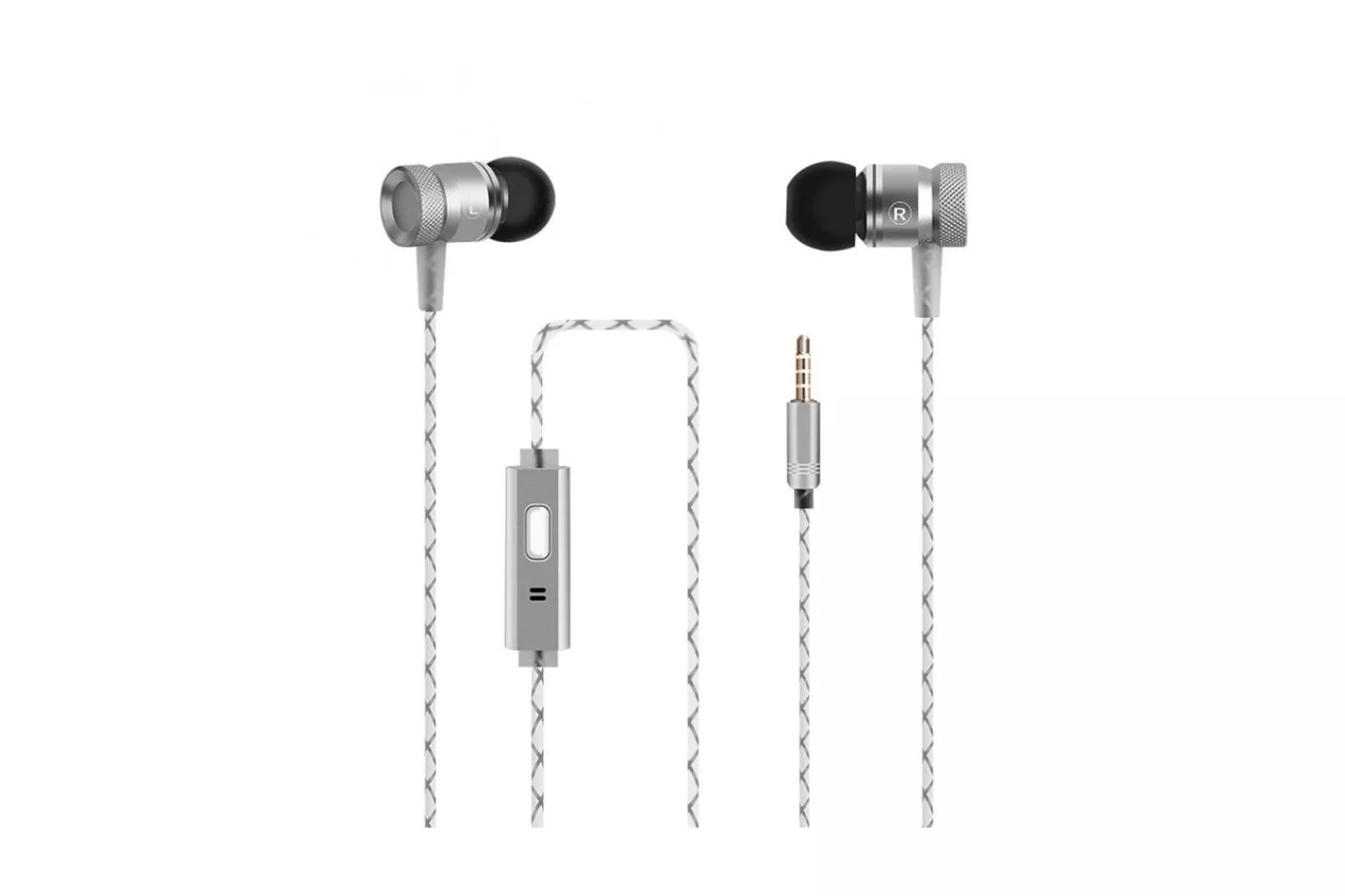 E-Nuc G63 Auriculares con Micrófono Plateados