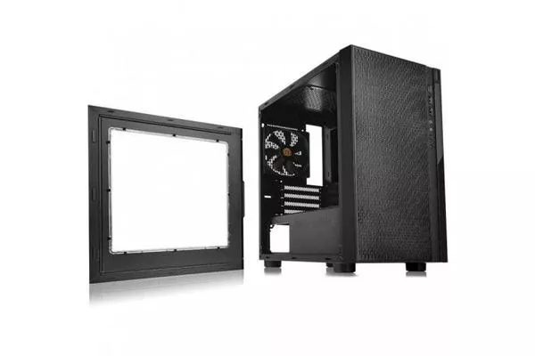 Thermaltake Versa H18 Cristal Templado USB 3.1 Negro