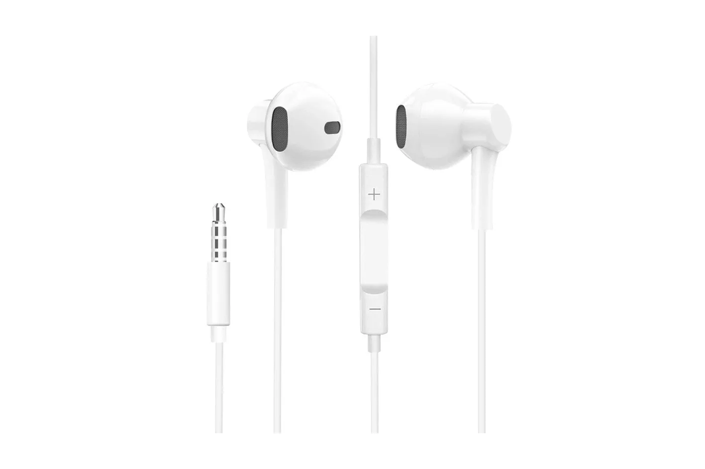 Avizar Auriculares Sonido Estéreo con Micrófono 3.5mm Blanco