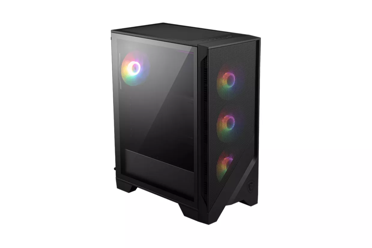 MSI MAG FORGE 121A AIRFLOW ARGB Semi Torre ATX Cristal Templado USB 3.0 Negra