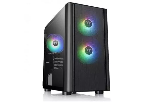 Thermaltake V150 TG ARGB Breeze Cristal Templado USB 3.0 Negra