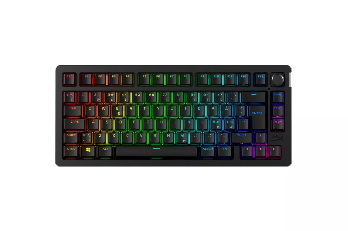 HyperX Alloy Rise 75 Teclado Gaming Inalámbrico RGB Negro