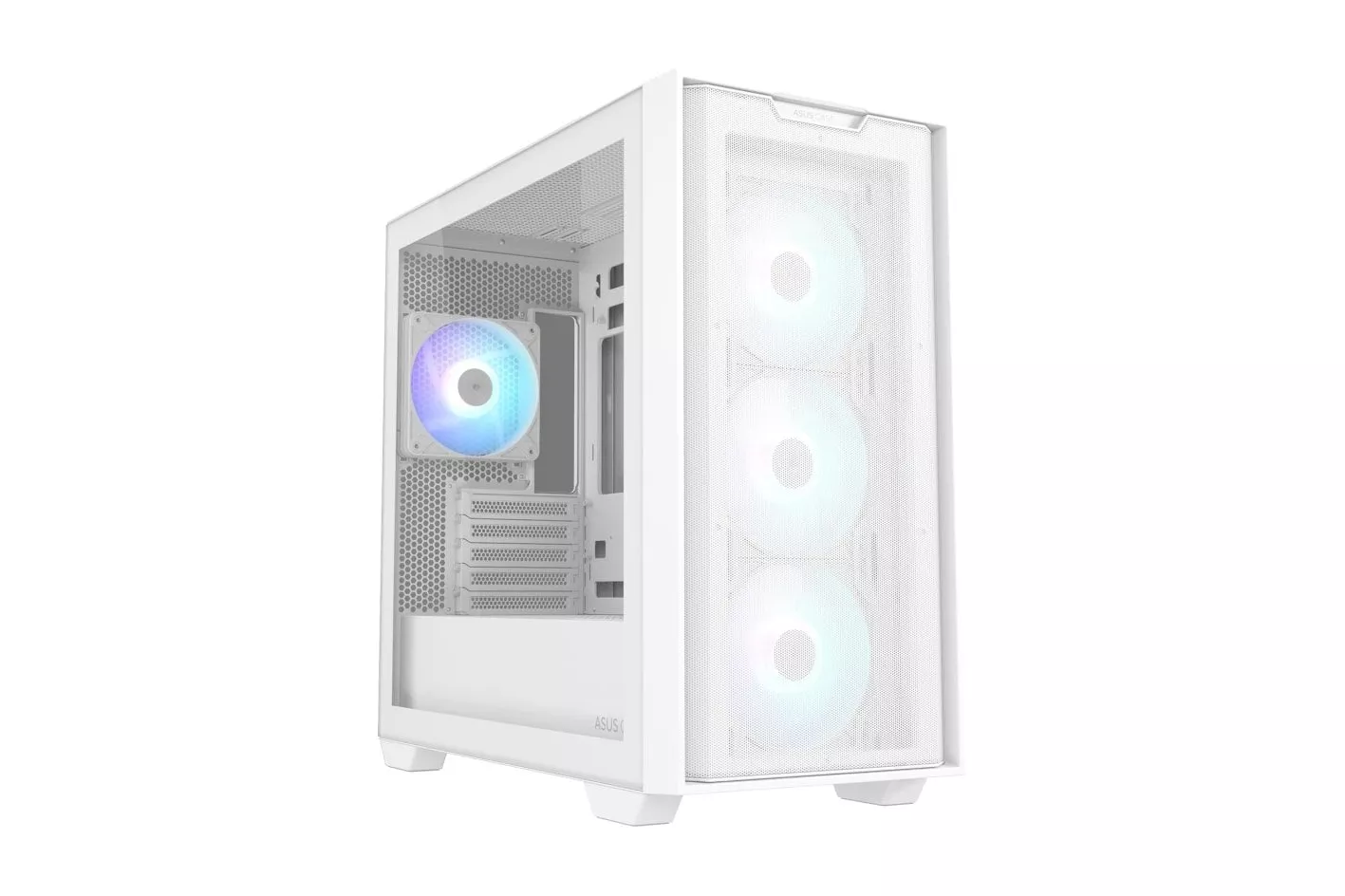 ASUS A21 PLUS RG ARGB Mid Tower mATX Cristal Templado USB 3.0 Blanca