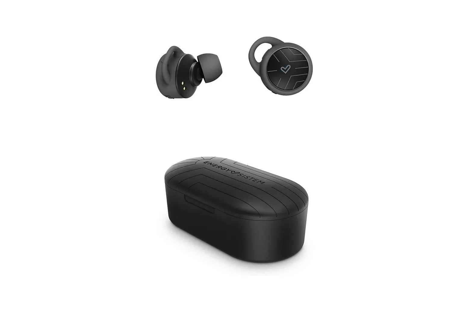 Energy Sistem Earphones Sport 2 True Wireless Black Auriculares Deportivos Bluetooth