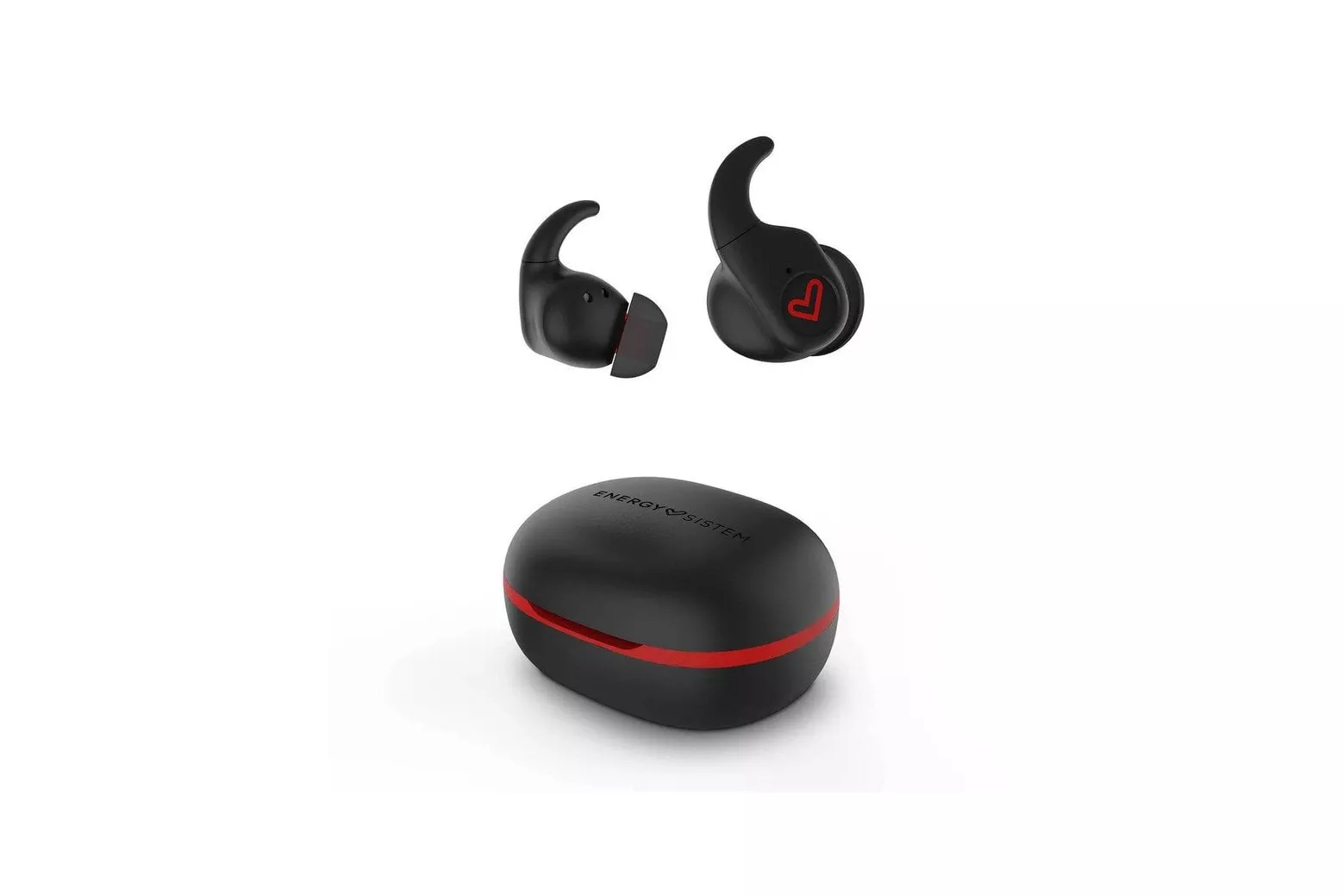 Energy Sistem Freestyle Auriculares Deportivos True Wireless Stereo Bluetooth Negro/Rojo