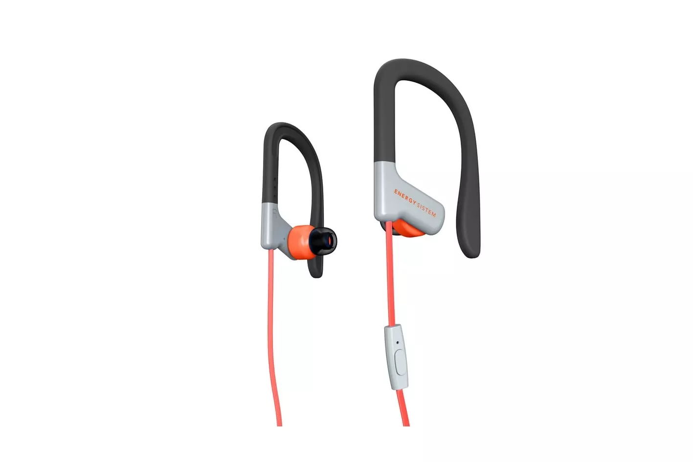 Energy Sistem Sport 1 Auriculares Deportivos con Micrófono Rojos