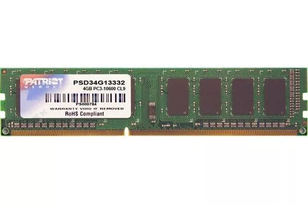 PSD34G13332 módulo de memoria 4 GB DDR3 1333 MHz, Memoria RAM