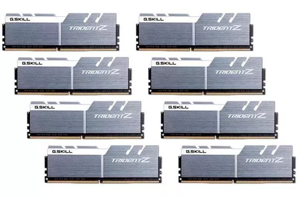 Memoria DDR4 G.Skill Trident Z 64GB 8x8GB 4000MHz CL18 XMP Plata