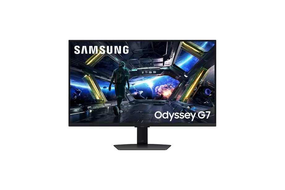Samsung - Monitor PC Gaming 81,28cm (32') Samsung Odyssey G7 LS32DG702, 144 Hz, UHD 4K, FreeSync Premium, Funciones Smart.