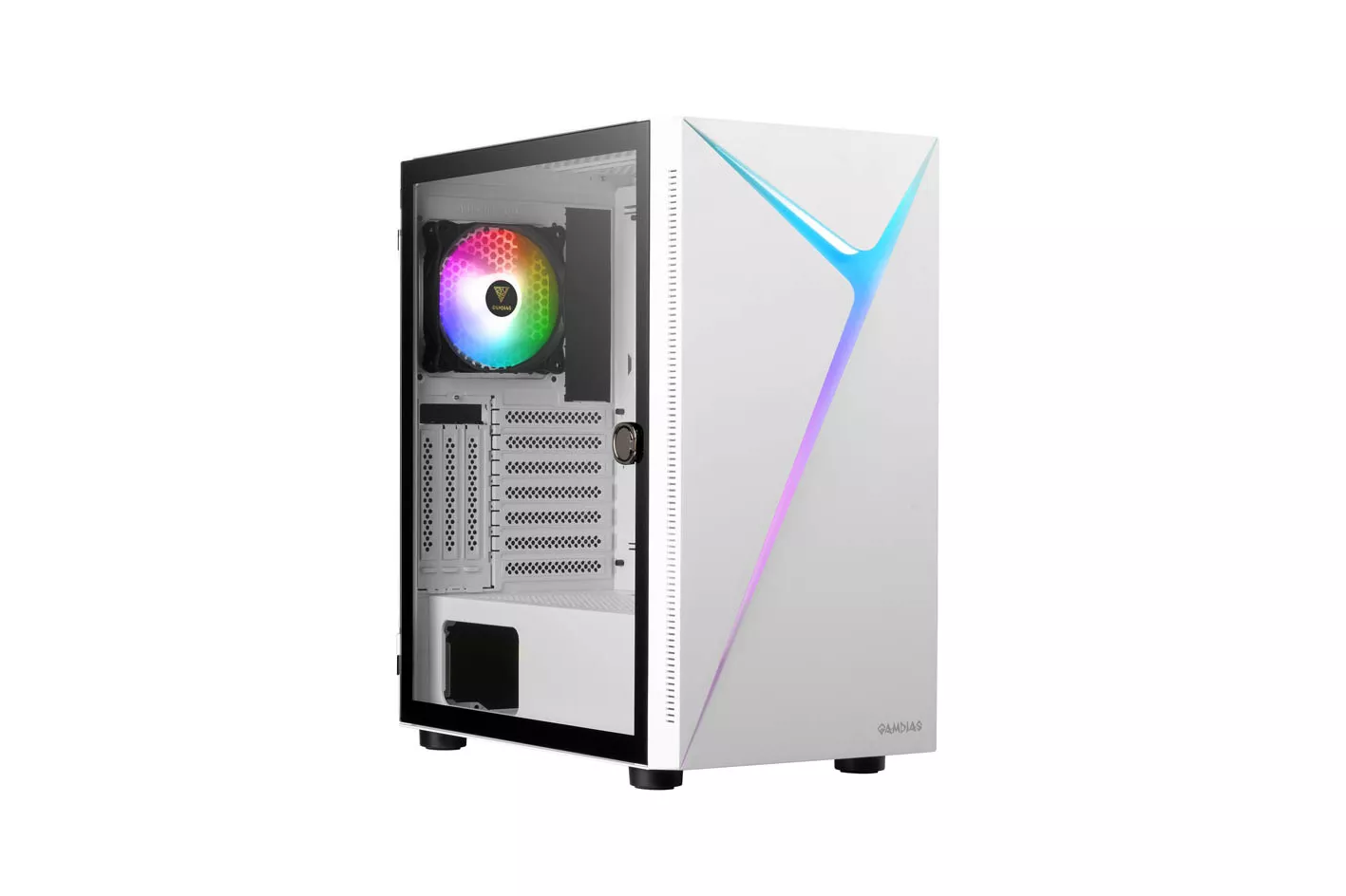 Caja/Torre Gamdias Argus E4 Elite Blanco
