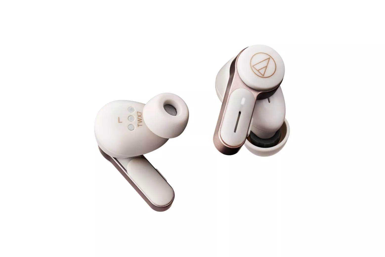 Audio-Technica ATH-TWX7 Auriculares Inalámbricos con Estuche de Carga Blancos
