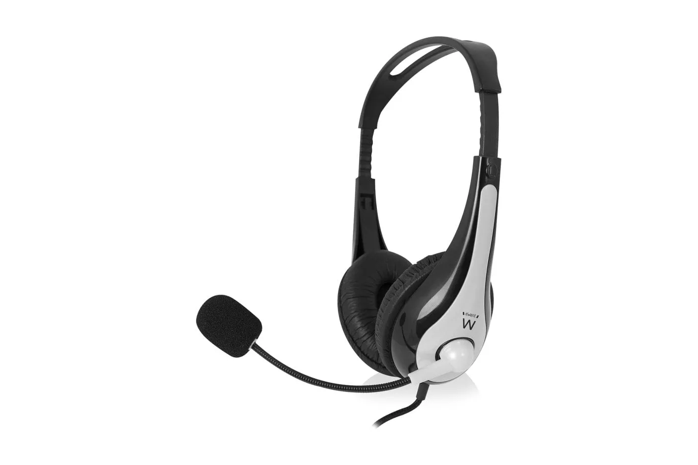 Ewent EW3565 Auriculares con Micrófono USB Blanco/Negro