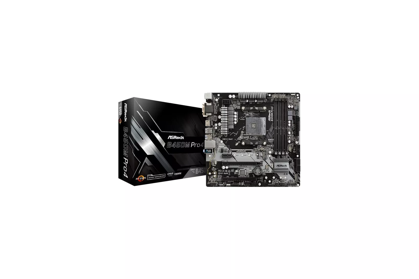 Asrock B450M Pro4