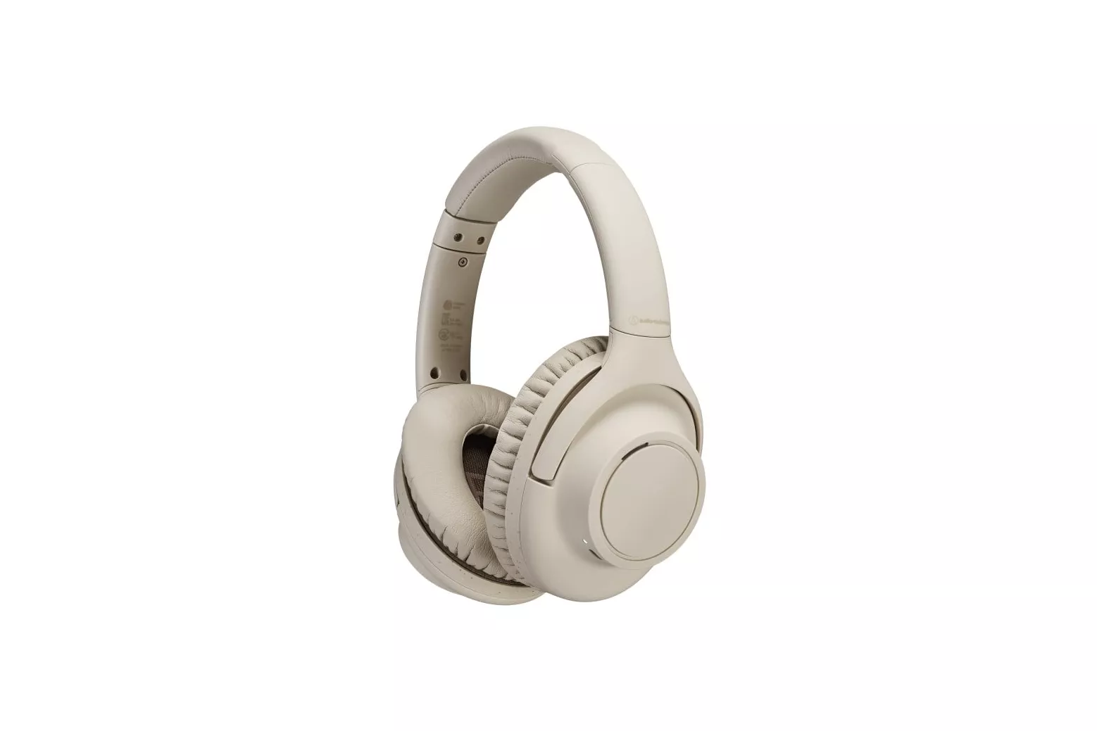 Audio-Technica ATH-S300BT Auriculares Bluetooth con Cancelación de Ruido Híbrida Digital Beige