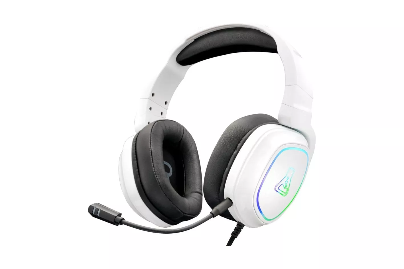 G-Lab Korp Radium Auriculares Gaming RGB Multiplataforma Blancos