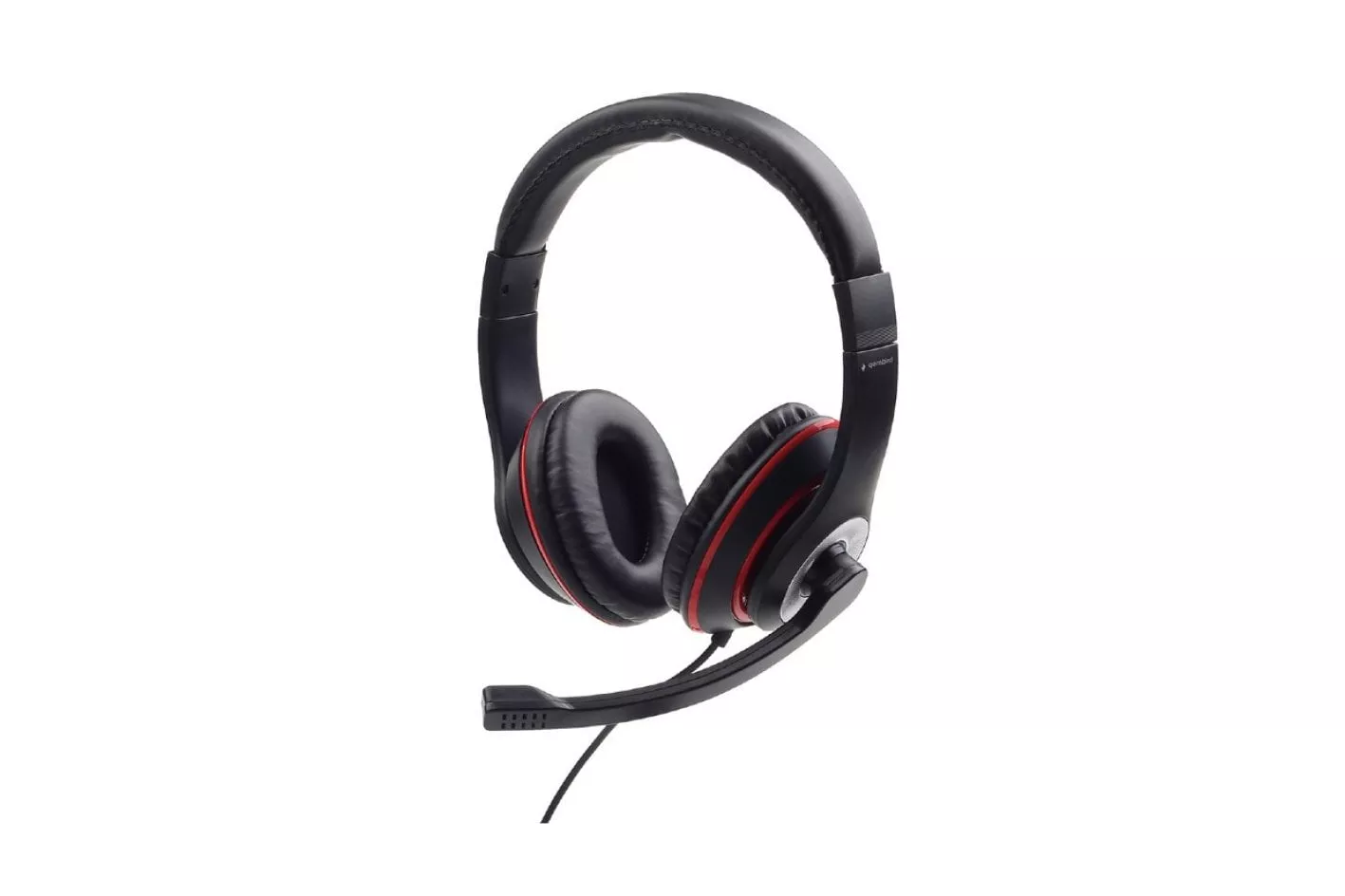 Gembird Auriculares Estéreo con Micrófono Negro/Rojo