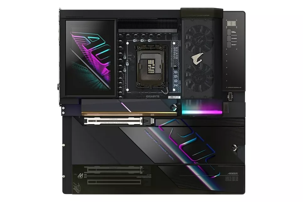 Z890 AORUS XTREME AI TOP Placa Base - Compatible con CPUs Intel Core Ultra (Serie 2) VRM de 22+1+2 fases hasta 9500MHz DDR5 (OC) PCIe 5.0 M.2 Wi-Fi 7 Thunderbolt 5