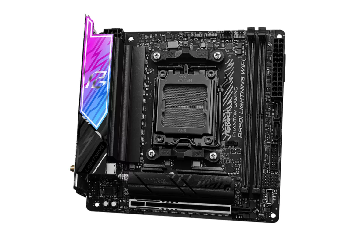 Asrock B850I Lightning | WiFi 6E Bluetooth 5.2 | DDR5 | Mini ITX | Placa Base AM5