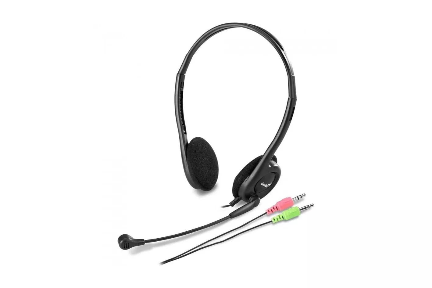 Genius HS-200C Auriculares con Micrófono Negros